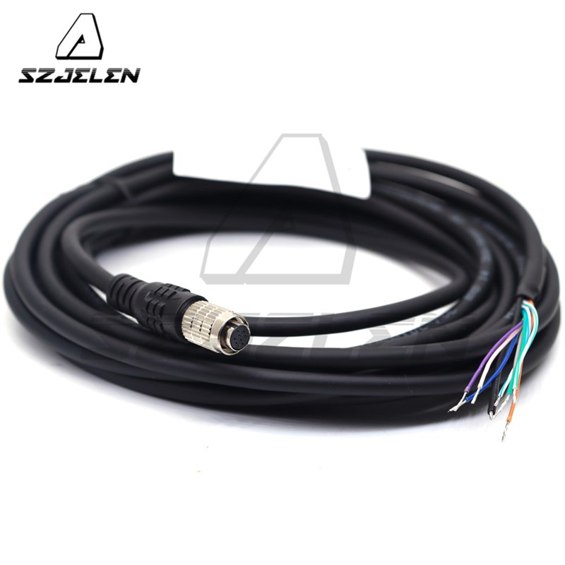 灰点GIGE CCD工业相机 HR25-7TP-8S8芯I/O触发线 5米