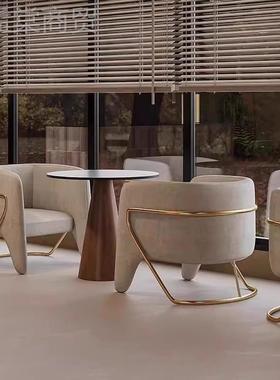 沙意式轻奢创意发椅设计师款酒店民客宿沙客厅阳台休闲yt74968接