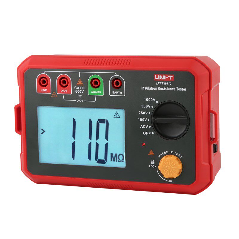 新款优利德UT501C/UT502C绝缘电阻测试仪便携式兆欧表数显高阻表