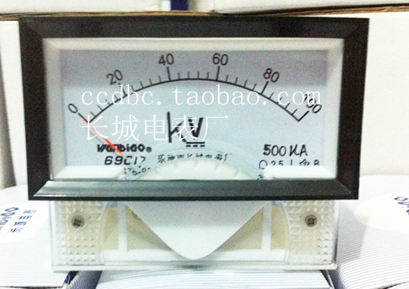 【长城电表厂 】69C17 100KV 500UA 交流电压表