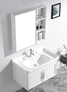 挂墙式手浴柜组合小户型卫生间迷你YVZ洗脸盆室简易陶瓷洗漱盆台