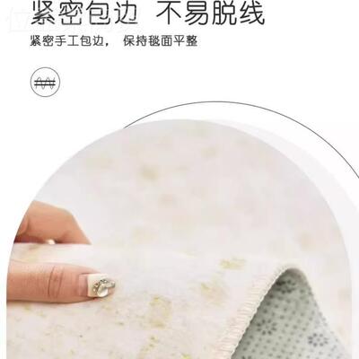 卡通FTL床边地毯卧室头可毛儿绒脚垫童爱卧室床前床防摔地毯飘窗