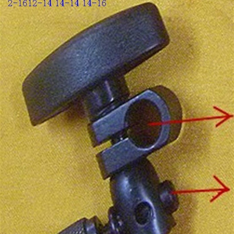 十字夹磁性表座零配件连接杆夹头360压度旋转接头旋转