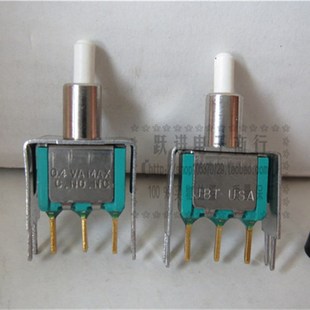 常开常闭 渡金3脚带支架复位开关带帽 进口USA美国JBT 按钮开关
