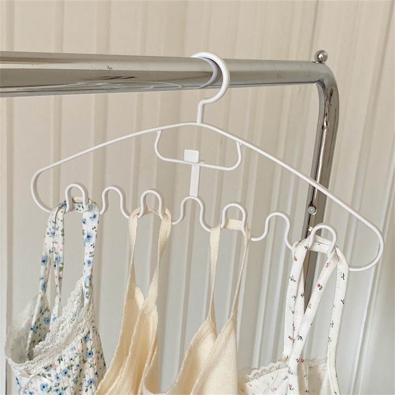 内衣收纳盒波浪形家用衣架衣柜学生宿舍多功能吊带内裤无痕晾衣撑