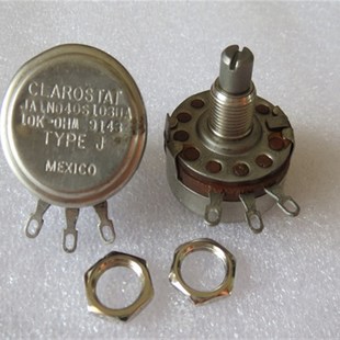 JA1N040S103UA进口美国CLAROSTAT 10K胆机电位器圆柄柄长15.5MM
