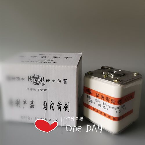华东特种 快速熔断器RS9 1000V/80A P106-D(M12) BC100KA