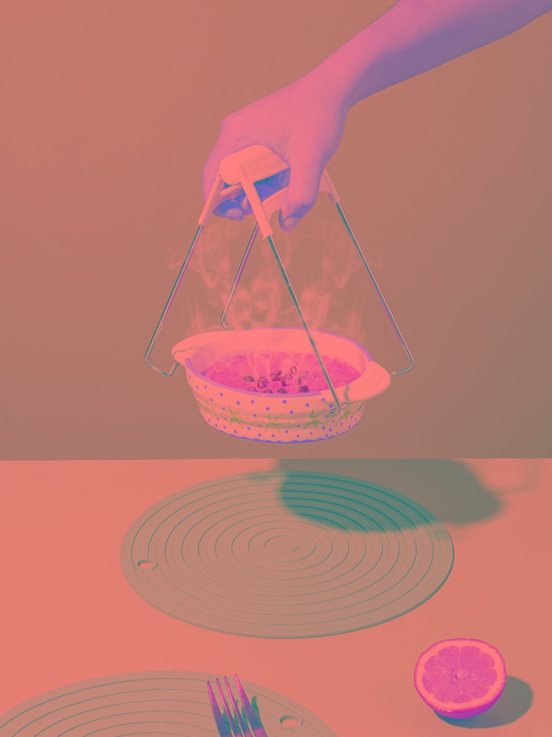 加大号硅胶垫大锅使用隔热垫 保护餐桌防烫垫子耐热防滑锅垫.4720