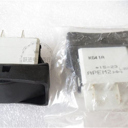 进口法国APEM2 KG41A大船型开关4脚2档带灯翘板摇臂开关15-23