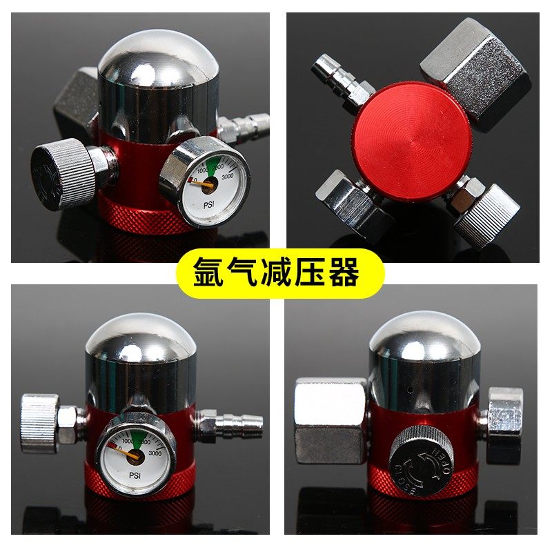 小型节能氧气表乙炔表减压阀压力表配件接头丙烷表氩气表减压器