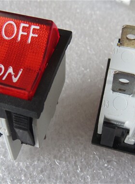 库存2641A进口法国APEM1翘板开 关 4脚2档带灯翘板摇臂开