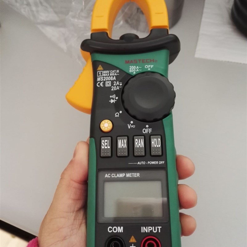 深圳 MASTECH 华仪 华谊 MS2008A 2008 交流 电流 数字 钳形表