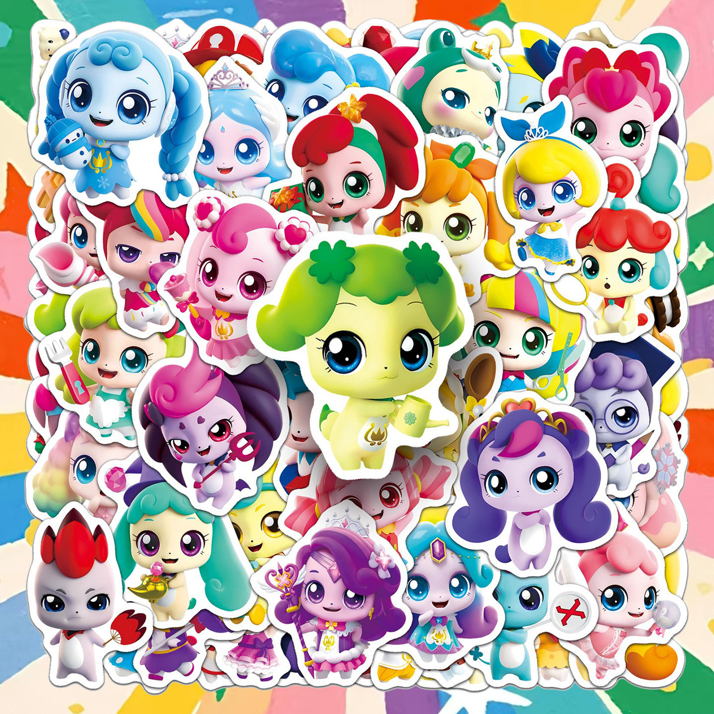 50张奇妙萌可贴纸卡通动画角色可爱精灵创意DIY防水装饰水杯贴纸,文具电教/文化用品/商务用品,贴纸/立体贴纸,淘宝优惠券,粉丝福利购,淘宝优惠卷