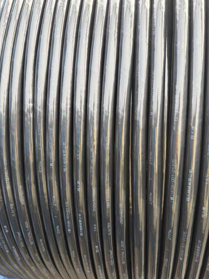 3月24日济南电力电缆YJLV-型号：3×25+1×16长度：300mDL517可邮寄处置单位支持发货，运费和发货流程见详情页网络拍卖公告