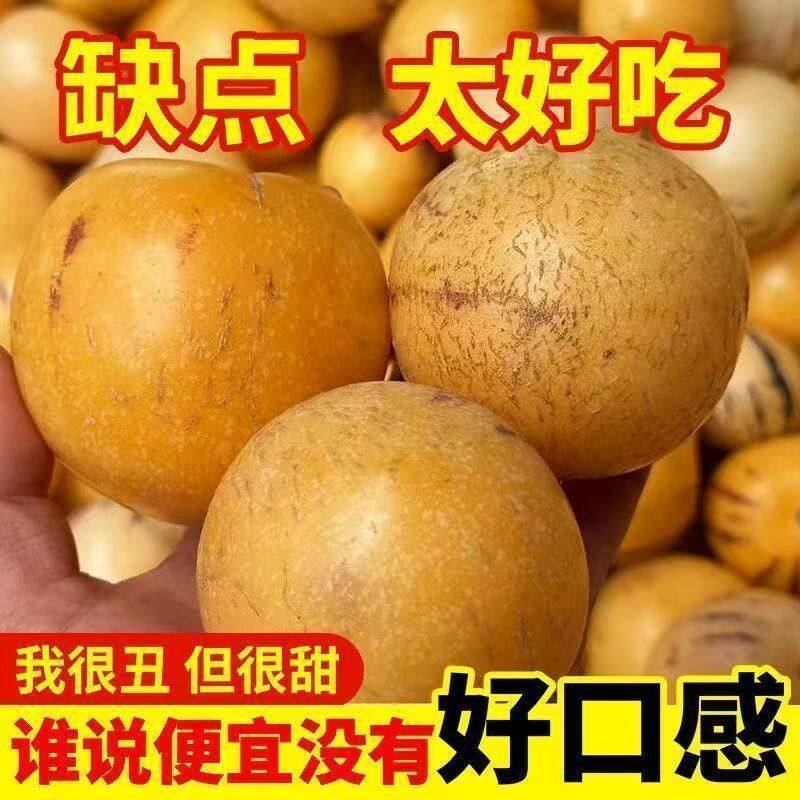 花皮果 云南石林特大果人参果水果树上熟圆果黄心肉当季新鲜水果