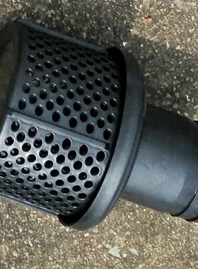 自吸水泵底阀止回阀配件1.5寸2 3寸进水管过滤网花头塑料莲蓬头