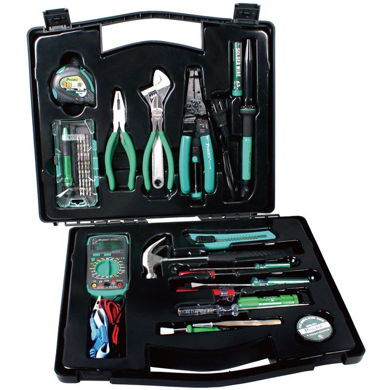 宝工五金电讯电工工具箱52件家用多功能工具套装工具包PK-2052