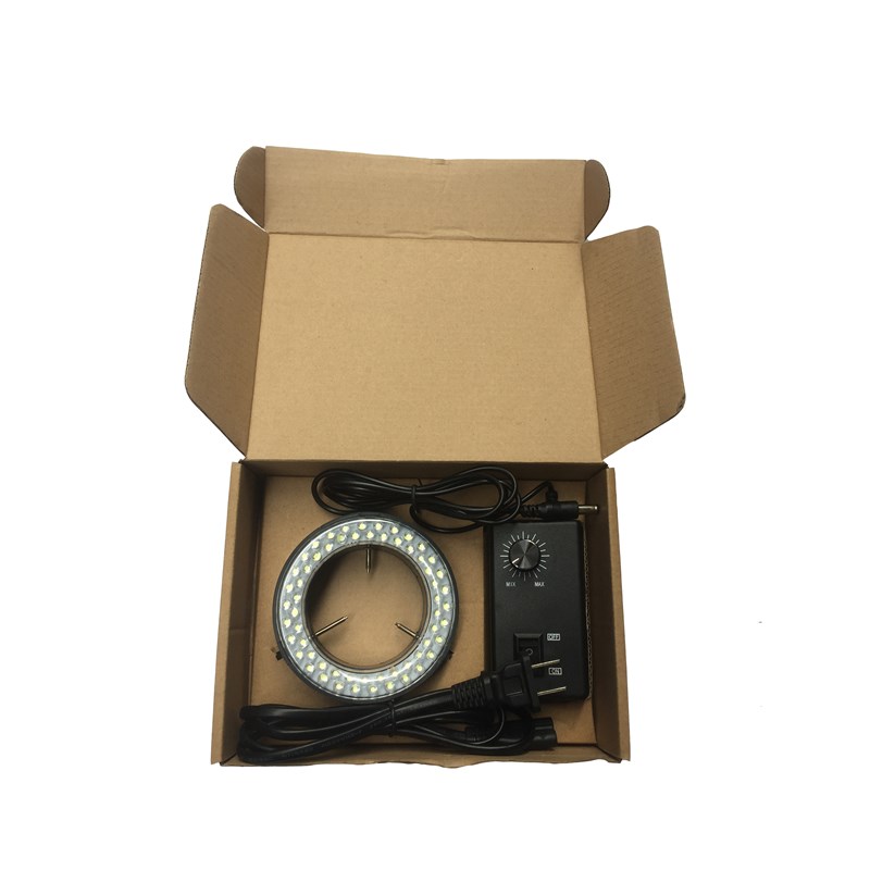 包邮led 环形可调亮度光源 体视显微镜光源灯源  聚光内径60mm