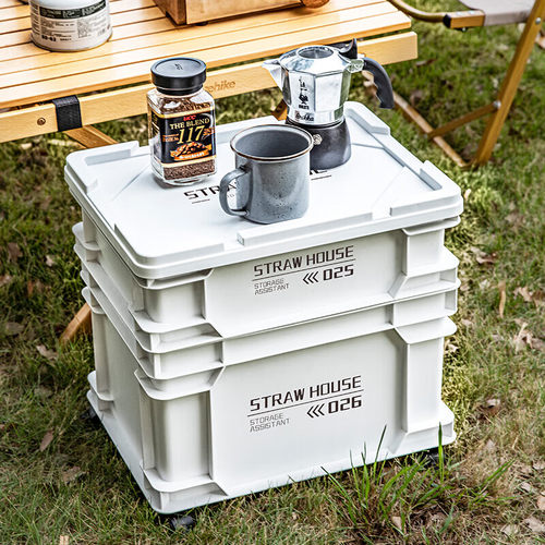 户外露营车载收纳箱工业风