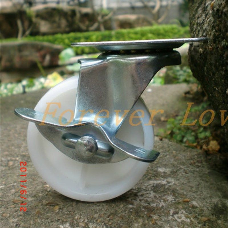 3寸PP尼龙带刹万向轮 手推车展示架五金电视柜家具工业脚轮花架,饰品/流行首饰/时尚饰品新,链条,淘宝优惠券,粉丝福利购,淘宝优惠卷