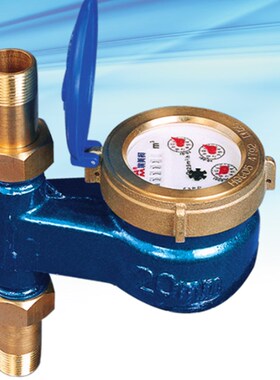 埃美柯080 旋翼立式干式冷水表(铜壳)DN15 20 25