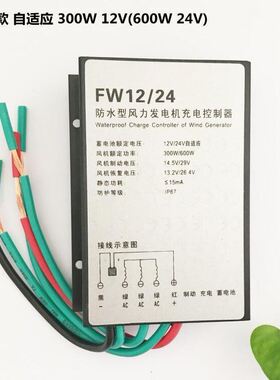 乃尔风电小型风力发电机600W12V24V防水型通用型风力发电机充电控