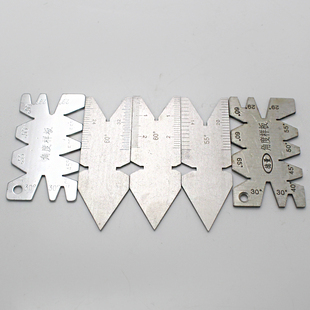 螺纹车刀量规美标公制ISO60度中心角度样板英制惠氏55度中心规USA