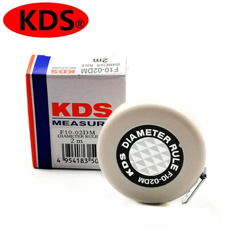 原装日本KDS进口圆周尺F10-02DM迷你派尺双面刻度2米直径测量工具