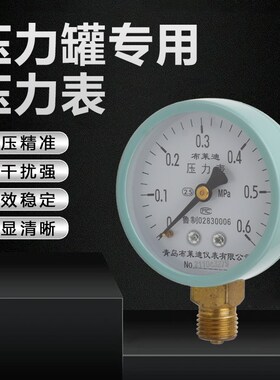 家用压力罐专用压力表无塔供水器电压表水塔水箱气压表水泵开关