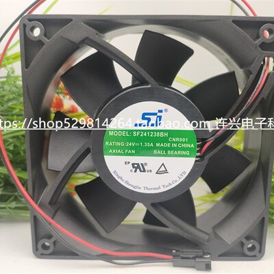 全新SJ生久 SF241238BH 12038 24V 1.35A 大风量双滚珠变频器风扇
