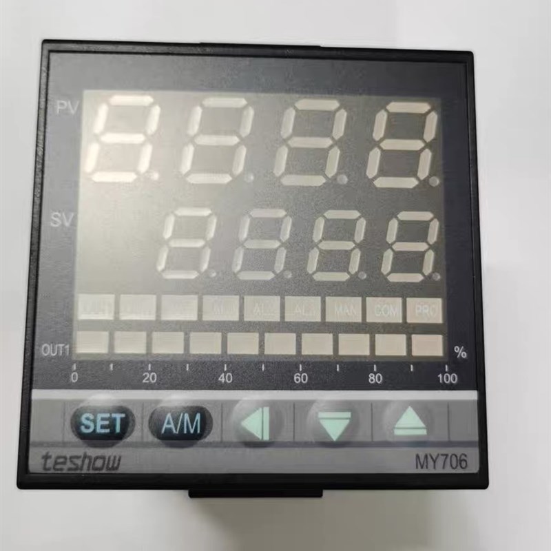 teshow台松MY706温控器 MY706-V三线比例马达阀PID智能控温燃烧机