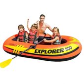 筏钓鱼船 探险者三人船PVC皮划艇 甄选INTEX 58332