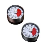 甄选厨房计时器机械定时器电磁铁上学生时间管理提醒器烘焙闹钟大