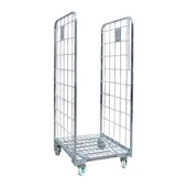 周转分捡筐搬运车 镀锌款 甄选江苏移动物流台车 可拆卸物流车笼车