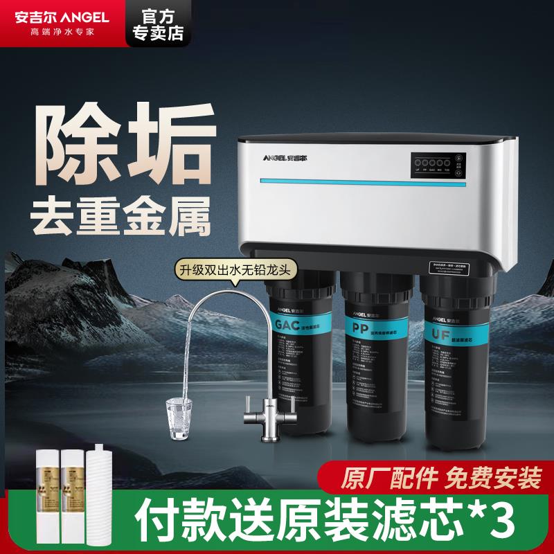 安吉尔净水器家用直饮壁挂厨下纯水机反渗透有桶通用滤芯T1C/2375