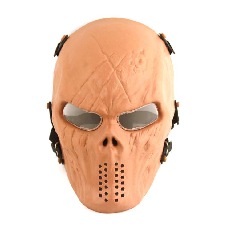 阻击者PC骷髅面具野战防护面罩万圣节舞会电影道具