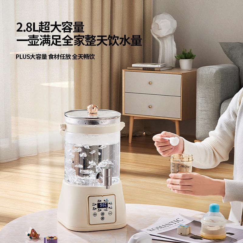 好夫人恒温养生壶炖煮一体烧水壶家用大容量多功能花茶壶果茶桶