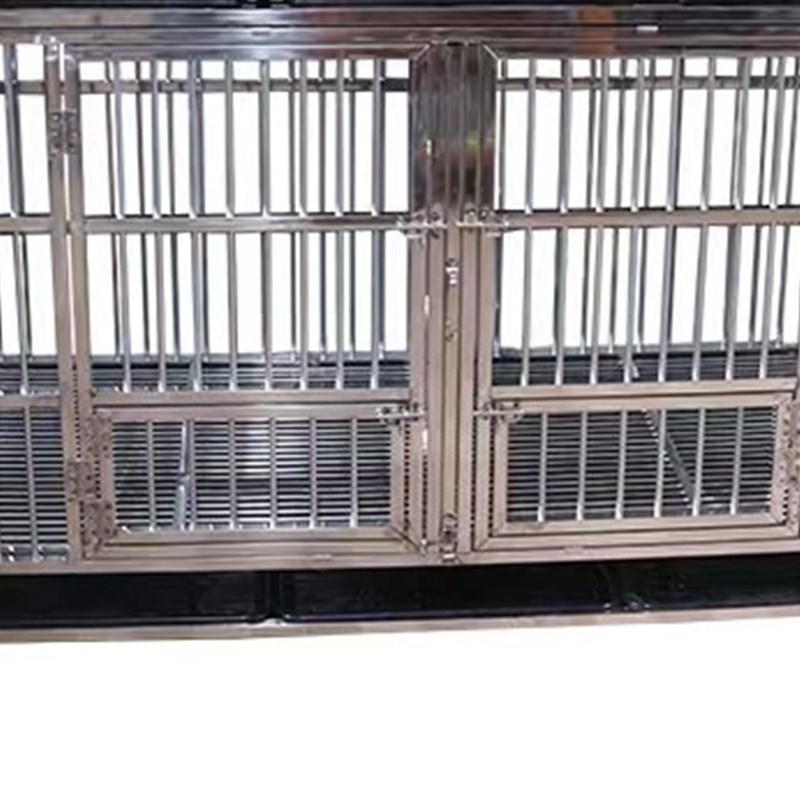 不锈钢子母笼双层三层狗笼宠物笼宠物店展示柜宠物店寄养笼住院笼