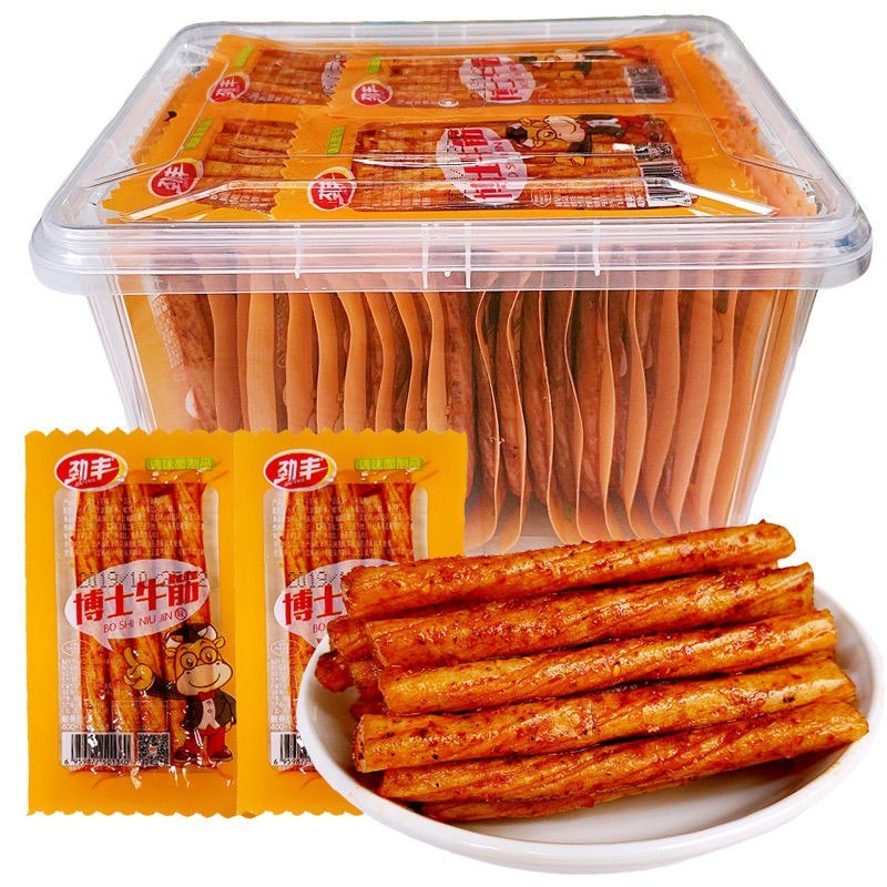劲丰博士牛筋辣条辣片麻辣8090后儿时怀旧豆筋零食小食品面筋美味