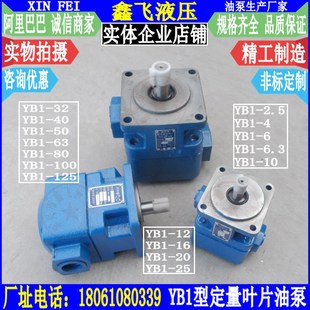 100上海申磨M7130磨床泵配件 80低压油泵YB1 定量YB1 63叶片泵YB1