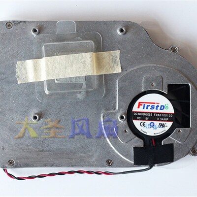 43孔距涡轮风扇 刀卡显卡散热器  FD6010U12D  12V  2线2.0头