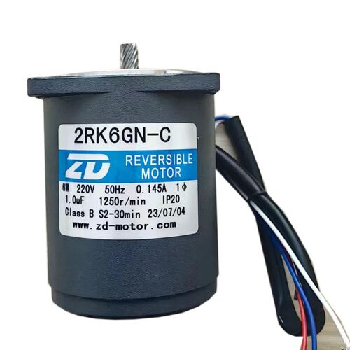 ZD中大交流减速电机 2RK6GN-C 6W定速阻尼电机马达