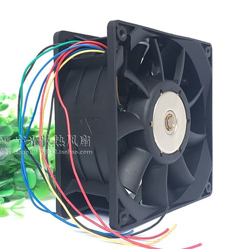 台达12CM厘米双电机增压摩托车暴力改装大风量散热风扇12V 3.4A