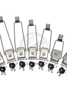 DK656-50不锈钢广告锁灯箱候车亭公交站台宣传栏锁扣LED锁搭扣