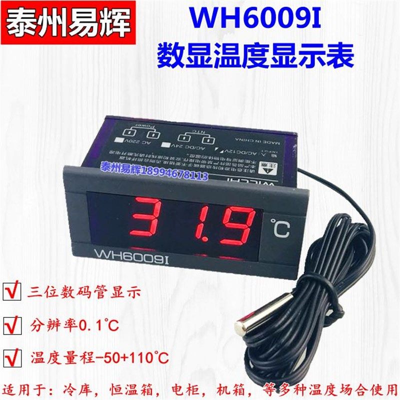 WH6009I测温仪电子数显温度计汽车冷库高精度小型温度表12V220V,饰品/流行首饰/时尚饰品新,链条,淘宝优惠券,粉丝福利购,淘宝优惠卷