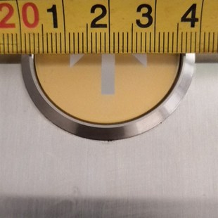 广日电梯配件 含字符 广日电梯按钮 J081 图号13822394 KAN 全新