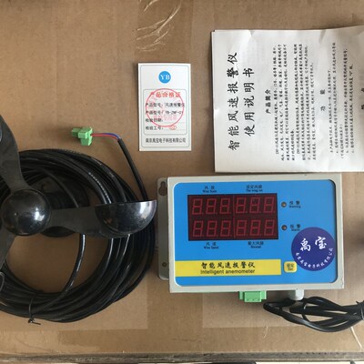 L型偏挂龙门吊起重机塔机码头吊ZNF-01型数字风速仪风速报警仪器