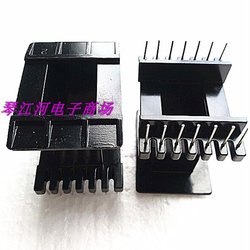 EE55 EE5521变压器磁芯骨架立式7+7电木材质EE55B