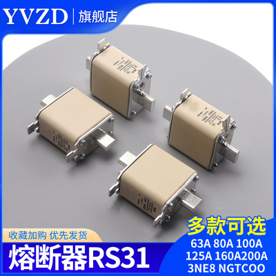 熔断器RS31 63A 80A 100A 125A 160A 200A 3NE8 NGTC00
