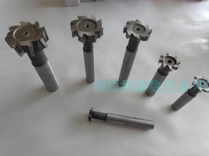 哈尔滨T型槽铣刀 直柄半圆键铣刀16 18 20 25 30 32*34568 10 12